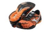 Tênis Mizuno Wave Universe 4 Masculino - Preto e Laranja